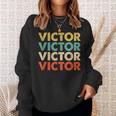 Victor Name Sweatshirt Gifts for Her Victor Name Sweatshirt Gifts for Her