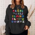 Villain Letter Abc Learning Boys Matching Evil Alphabet Lore Sweatshirt Gifts for Her