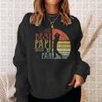 Vinatge Fathers Day Best Papi By Par Golf Gifts For Papi Sweatshirt Gifts for Her
