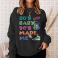 Vintage 1980S 80S Baby 1990S 90S Made Me Retro Nostalgia Sweatshirt Gifts for Her