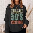 Vintage 50S Costume 50S Outfit 1950S Fashion 50 Theme Party Sweatshirt Gifts for Her
