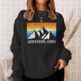 Vintage Addyston Ohio Mountain Hiking Souvenir Print Sweatshirt Gifts for Her