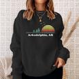 Vintage Arkadelphia Arkansas Home Graphic Souvenir Print Sweatshirt Gifts for Her