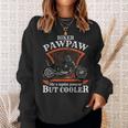 Vintage Biker Pawpaw Retro Motorcycle Gift For Seniors Sweatshirt Gifts for Her