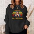 Vintage The-Blessing-National Sweatshirt Gifts for Her
