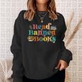 Vintage Censorship Book Reading Nerd I Read Banned Books Reading Funny Designs Funny Gifts Sweatshirt Gifts for Her