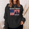 Vintage Design American Flag Never Forget Patriotic 911 Sweatshirt Gifts for Her