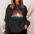 Vintage Estes Park Colorado Retro Distressed Sweatshirt Gifts for Her