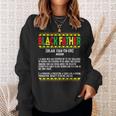 Vintage Fathers Day Black Father Definition African American Sweatshirt Gifts for Her