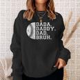 Vintage Fathers Day Dada Daddy Dad Bruh Baseball Sweatshirt Gifts for Her