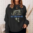 Vintage Fishing Reel Cool Step Dad Funny Fish Fathers Day Sweatshirt Gifts for Her