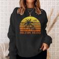 Vintage Retro Beach Vacation Hilton Head Island Sunset Vacation Funny Gifts Sweatshirt Gifts for Her