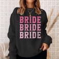 Vintage Retro Bride Rodeo Cowgirl Bachelorette Party Wedding Sweatshirt Gifts for Her