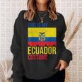 Vintage This Is My Ecuador Flag Costume For Halloween Ecuador Funny Gifts Sweatshirt Gifts for Her