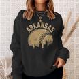 Vintage Usa State Fan Player Coach Arkansas Baseball Sweatshirt Gifts for Her