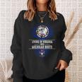 Virginia Home Michigan Roots State Tree Flag Love Gift Sweatshirt Gifts for Her