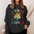Viva Mexico Independence Day Pride Mexican Tacos Fiesta Sweatshirt Gifts for Her