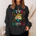 Viva Mexico Mexican Flag Independence Day Cute Taco Sweatshirt Gifts for Her
