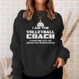 Volleyball Coach Assume I'm Never Wrong Sweatshirt Gifts for Her