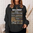 Waldrop Name Gift Waldrop Born To Rule Sweatshirt Gifts for Her