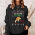 All I Want For Christmas Is Pizza Ugly Christmas Sweaters Sweatshirt Gifts for Her