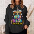 Welcome Back To School Bus Driver 1St Day Tie Dye Sweatshirt Gifts for Her