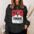 Western Bull Skull Cowboy Killer Cowgirl Gift For Womens Sweatshirt Gifts for Her