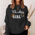 Whiskey Girl Cowgirl Hat Rope Alcohol Sweatshirt Gifts for Her