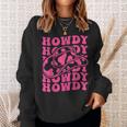 White Howdy Pink Country Western Cowgirl Southern Vintage Sweatshirt Gifts for Her
