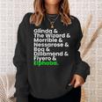 Wicked Characters Musical Theatre Musicals Sweatshirt Gifts for Her