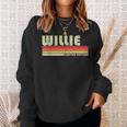 Willie Gift Name Personalized Funny Retro Vintage Birthday Sweatshirt Gifts for Her