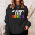 Worlds Best Guncle Gay Uncle Lovers Sweatshirt Gifts for Her