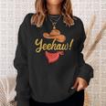 Yeehaw Cowboy Cowgirl Western Country Rodeo Gift For Womens Sweatshirt Gifts for Her