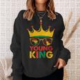 Young King Crown African American Kids Boys 1865 Junenth Sweatshirt Gifts for Her
