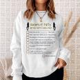 Bachelor Party Checklist Group Dares Challenge Stag Do Game Sweatshirt Gifts for Her