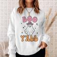 Boo Y’All Country Western Ghost Halloween 2023 Sweatshirt Gifts for Her