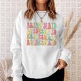 Bridesmaid Bride I Do Crew Retro Groovy Bachelorette Party Sweatshirt Gifts for Her