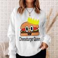 Cheeseburger Queen Sweatshirt Gifts for Her