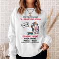 Dont Piss Me Off Im A Grumpy Old Woman Cute Unicorn Funny Sweatshirt Gifts for Her
