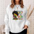 Even In The Midst Of My Storm Afro Black Woman Junenth Sweatshirt Gifts for Her