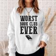 Funny Religion Bible Atheism Worst Book Club Ever Sweatshirt Gifts for Her