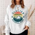 Glacier National Park Montana Hiking Nature Outdoors Sweatshirt Gifts for Her