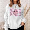 Have A Good Day Pink Smile Face Preppy Aesthetic Trendy Sweatshirt Gifts for Her