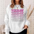 Hot Pink Wild West Western Rodeo Yeehaw Cowgirl Country Sweatshirt Gifts for Her