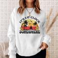 Its 5 O’Clock Somewhere Summer Retro Sunset Drinking Drinking Funny Designs Funny Gifts Sweatshirt Gifts for Her
