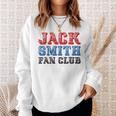 Jack Smith Fan Club Retro Usa Flag American Funny Political Sweatshirt Gifts for Her