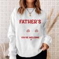 Kids Im Your Fathers Day Funny Boys Girls Kids Toddlers Sweatshirt Gifts for Her