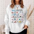 Kids Under The Sea Ocean Animals Name Learn Abcs Alphabet Sweatshirt Gifts for Her