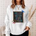 My Last First Day 2024 High School Senior Back To School Sweatshirt Gifts for Her