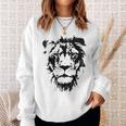 Lion FaceCool Zoo Animals Zoo Keeper Sweatshirt Gifts for Her